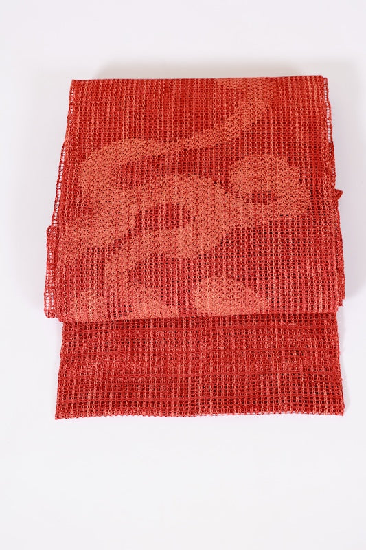 Japanese used sash belt (Nagoya-obi) polyester / B601