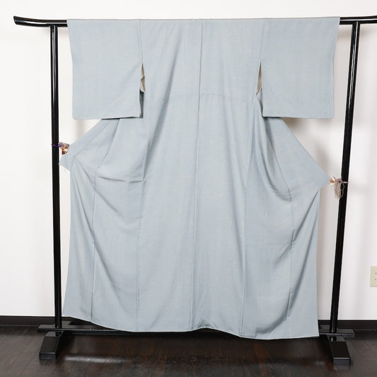 Japanese kimono used <Komon> Lsize silk 100% /T224