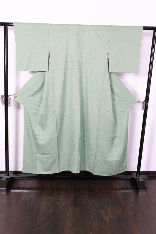 Iromuzi kimono green flower New, unused item /AZ48