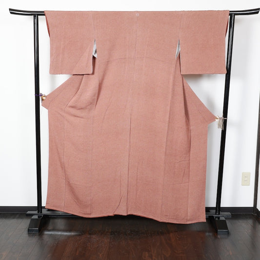 Japanese kimono used <Komon> Lsize silk 100% /T237