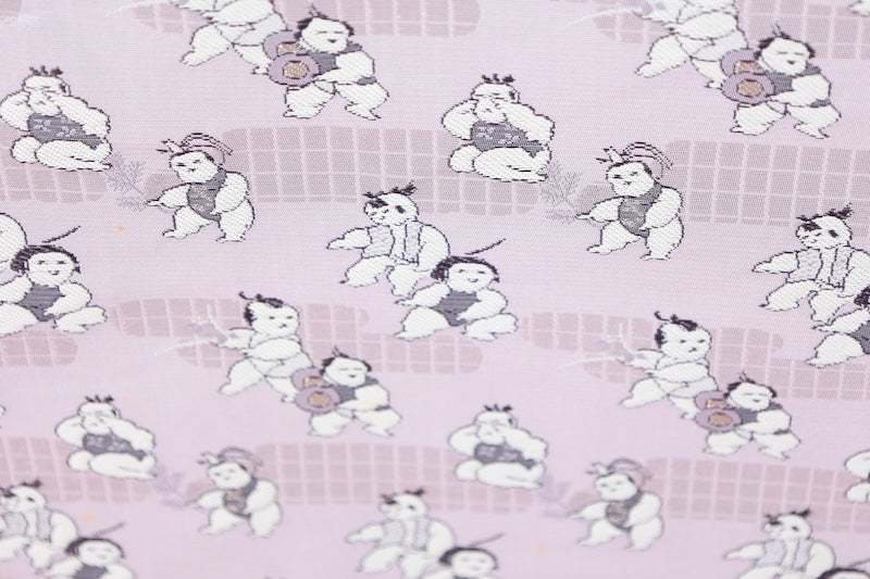 Japanese used sash belt (Nagoya-obi) polyester /B1289