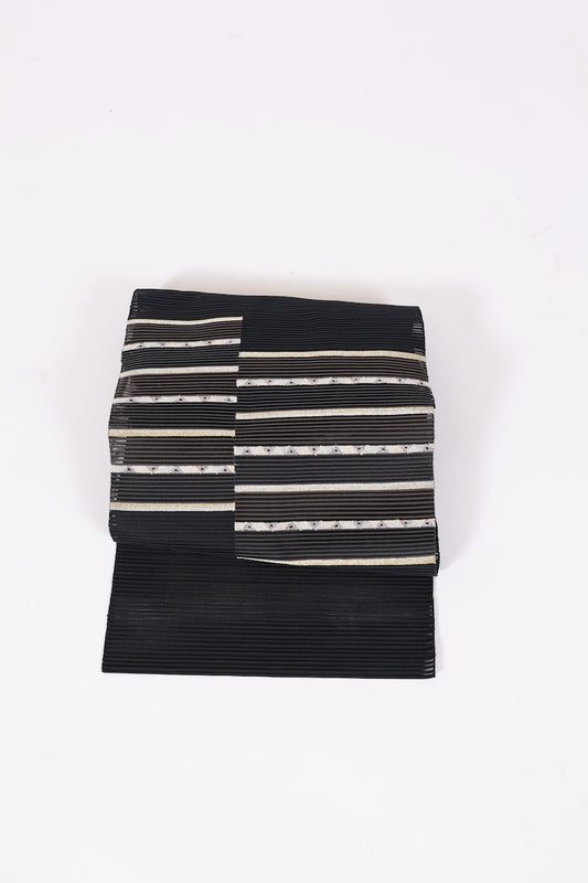 Japanese used sash belt (Nagoya-obi) 100% silk /B594