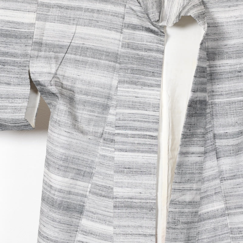 Japanese kimono used <Tsumugi> Msize silk 100% /T252