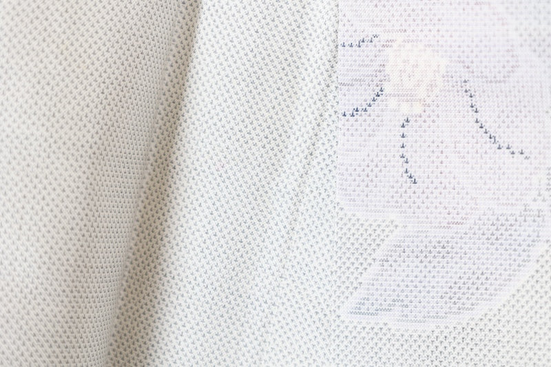 Tsumugi kimono light purple pre-owned /AZ44