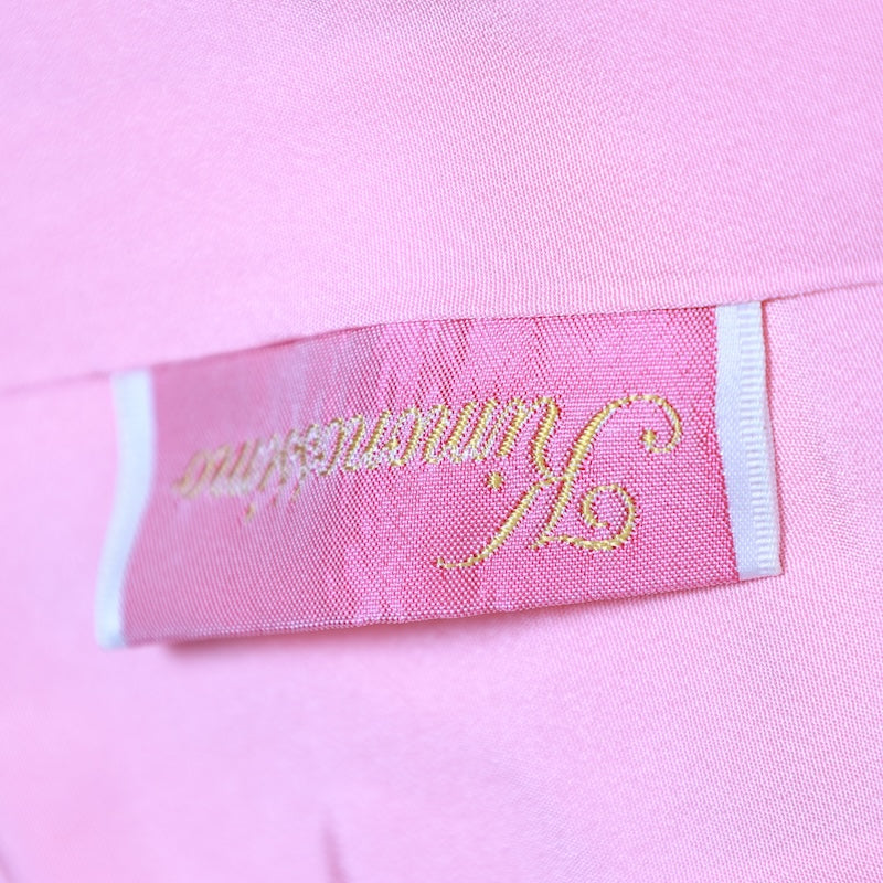 Japanese kimono used <Tsumugi> Msize silk 100% /T241