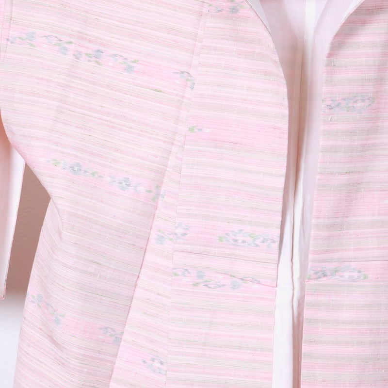 Japanese kimono used <Tsumugi> Msize silk 100% /T241