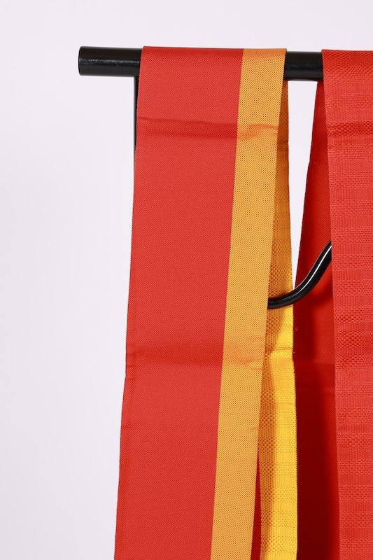 Japanese kimono sash belt (Hanhaba-obi) Silk-100%/B652