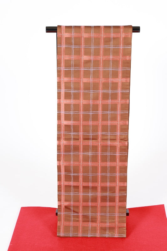 Japanese used sash belt (Nagoya-obi) polyester /B1276