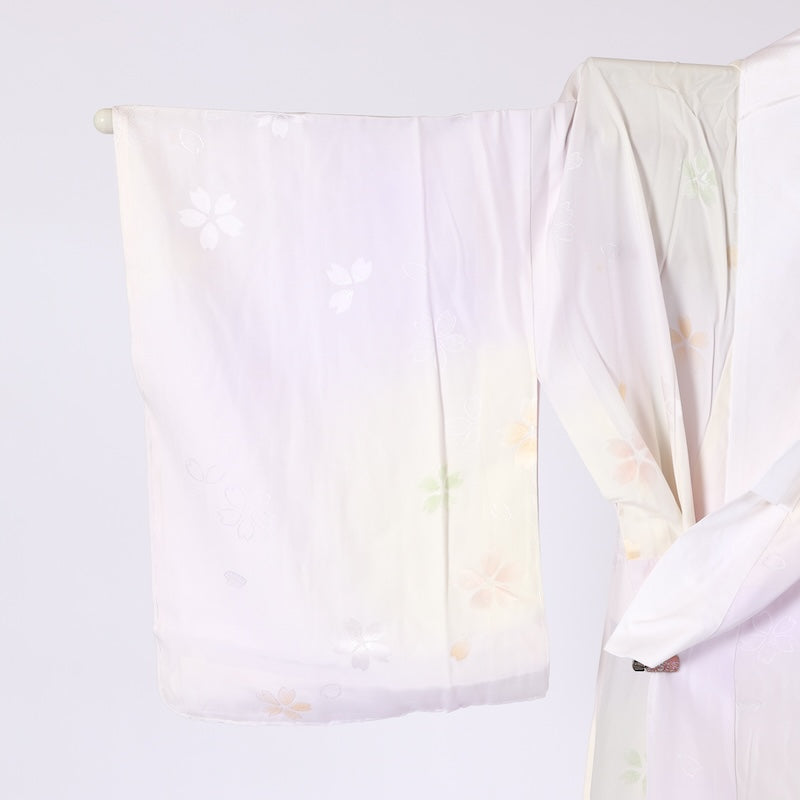 S-sizeWear under the kimono undershirt used(Nagazyuban) silk/A196