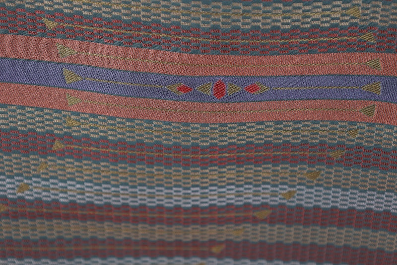 Japanese used sash belt (Nagoya-obi) polyester /B1284