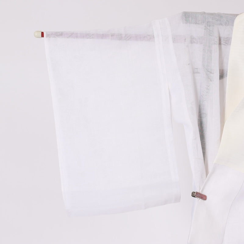 Long undergarment used, white, linen, size MA207