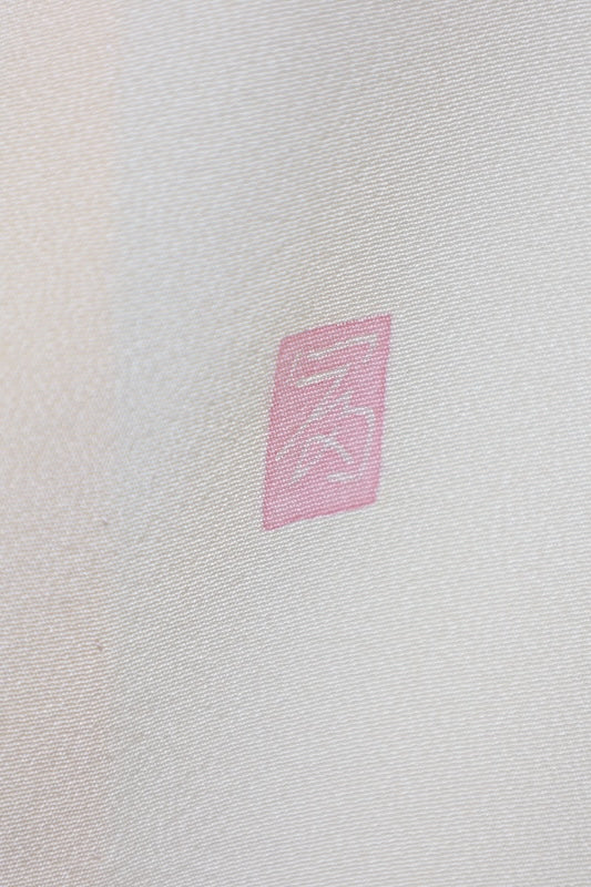 Japanese kimono used (Irotome) M-size 100% silk /A16