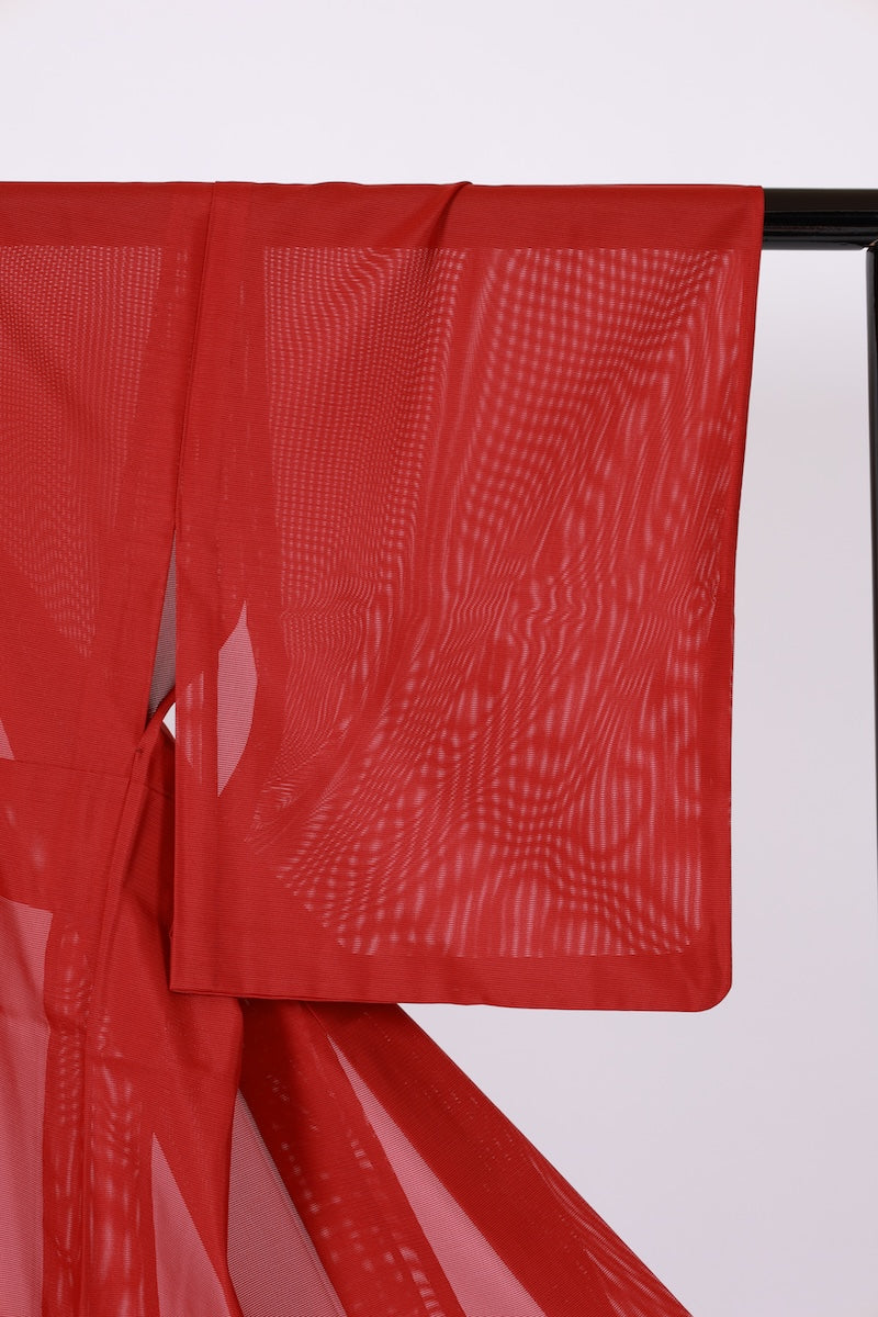Japanese kimono used <iromuzi> Msize polyester /B641