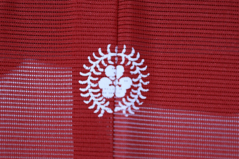 Japanese kimono used <iromuzi> Msize polyester /B641