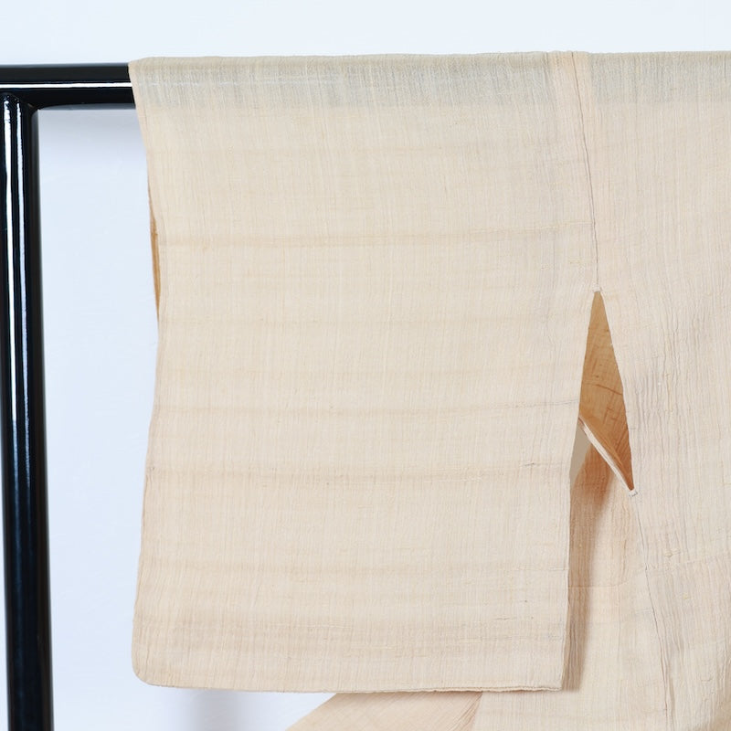 Japanese kimono used <Tsukesage> Lsize linen /T262