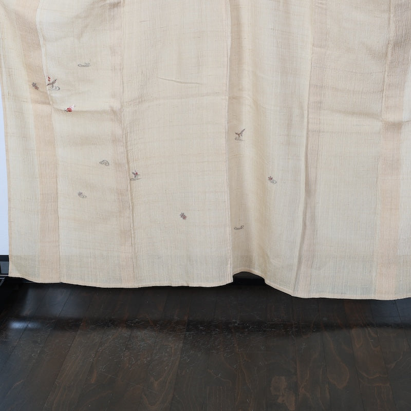 Japanese kimono used <Tsukesage> Lsize linen /T262