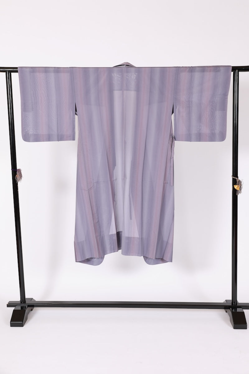 Japanese kimono Coat (rain coat) M-size 100% silk / B639