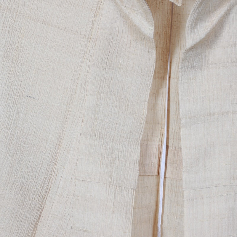 Japanese kimono used <Tsukesage> Lsize linen /T262