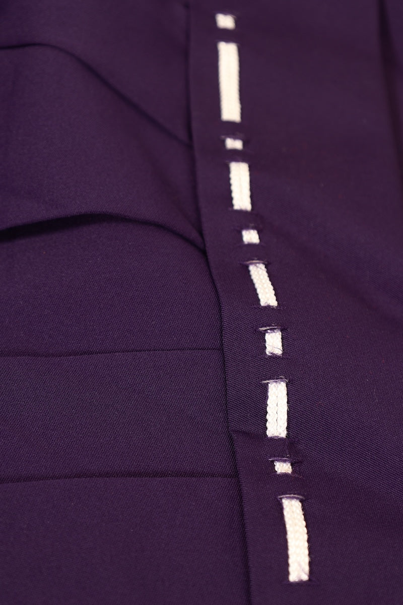 Men's Shinto Priest Hakama – Purple – Split-Leg Style – AZ74