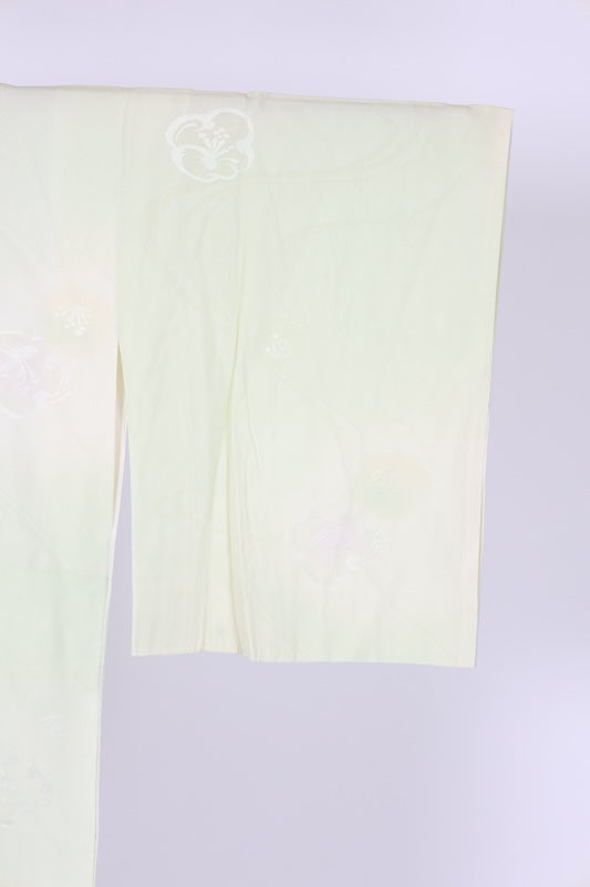 Japanese kimono’s underwear used <Nagazyuban> silk 100% /B1298