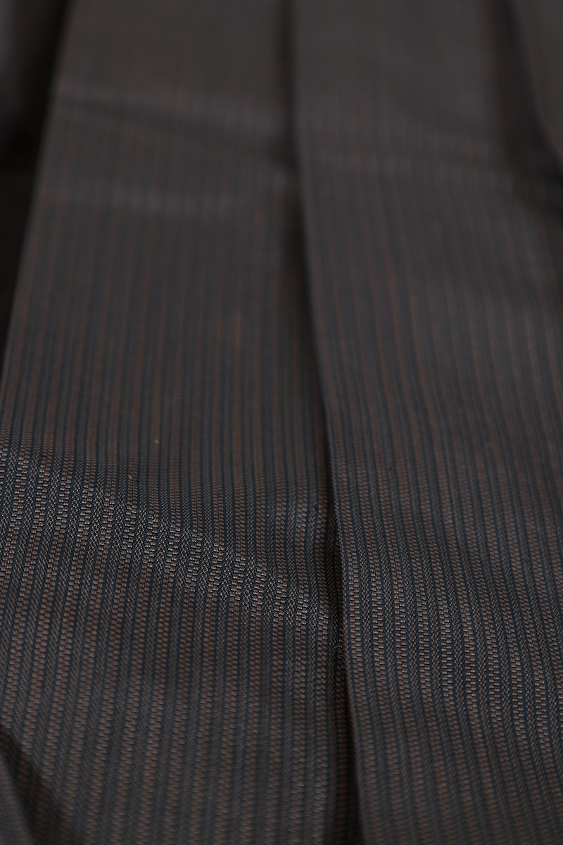 Men's Hakama – Shades of Brown with Stripes – Andon Style – AZ69