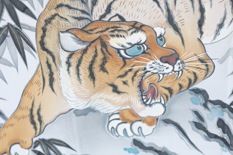 Japanese Men's kimono,haori ,nagajyuban,3piece set used L-size silk 100% /B1292