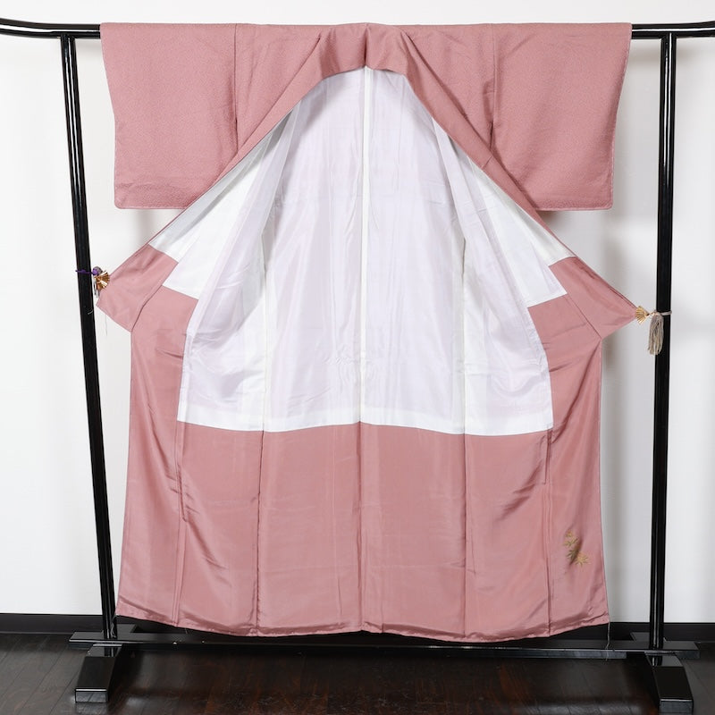 New Unused Japanese kimono <Komon> Msize silk 100% /T283