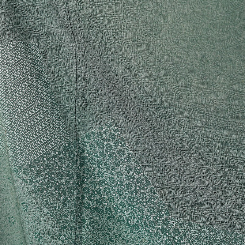 Japanese kimono used <houmongi> Msize silk 100% /T281