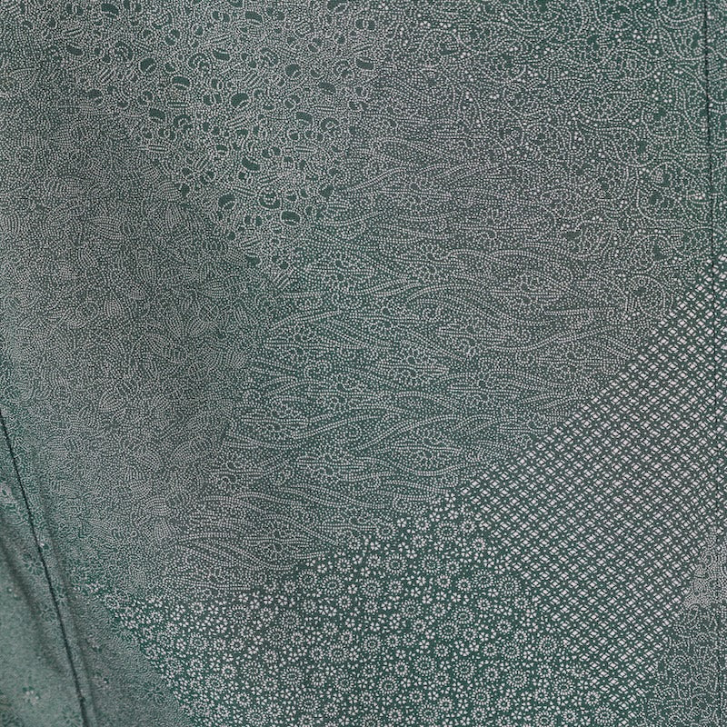 Japanese kimono used <houmongi> Msize silk 100% /T281