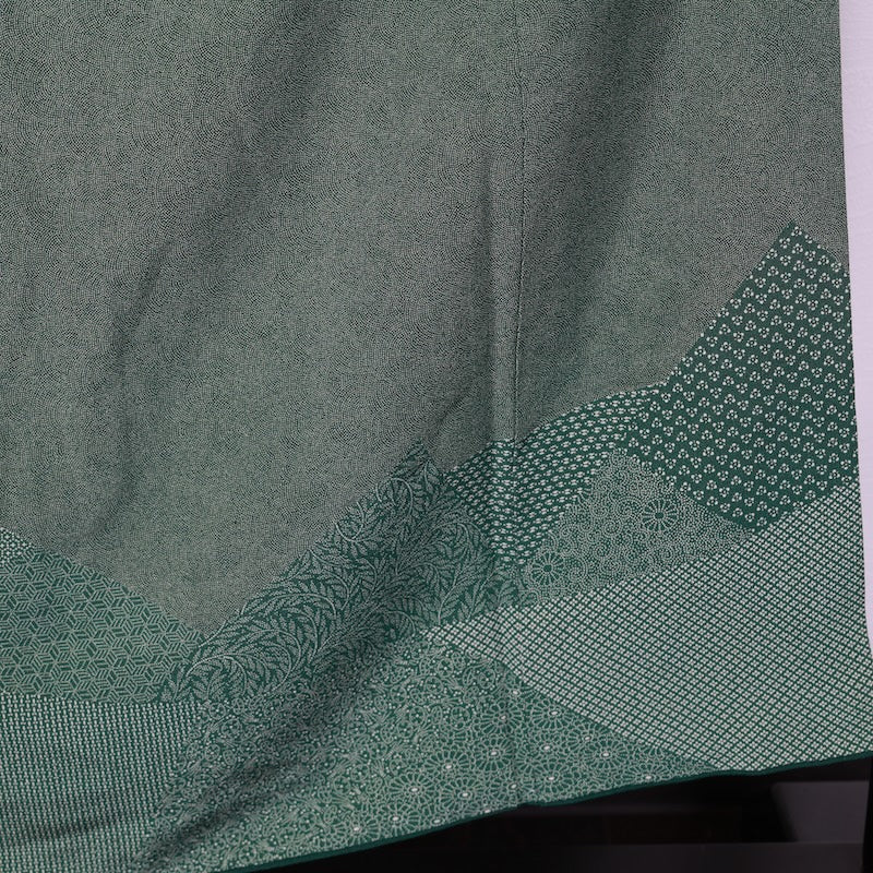Japanese kimono used <houmongi> Msize silk 100% /T281