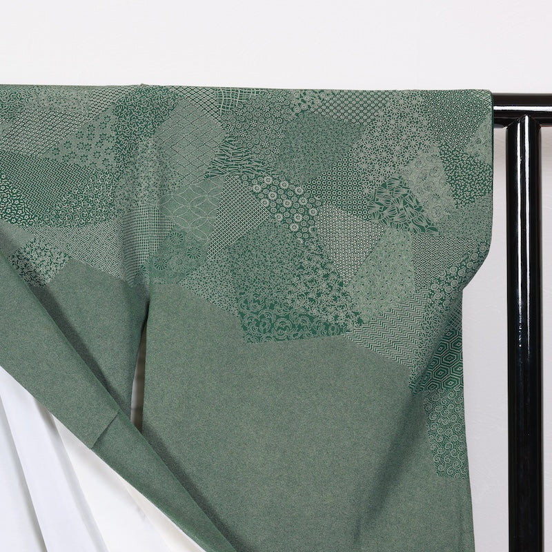 Japanese kimono used <houmongi> Msize silk 100% /T281