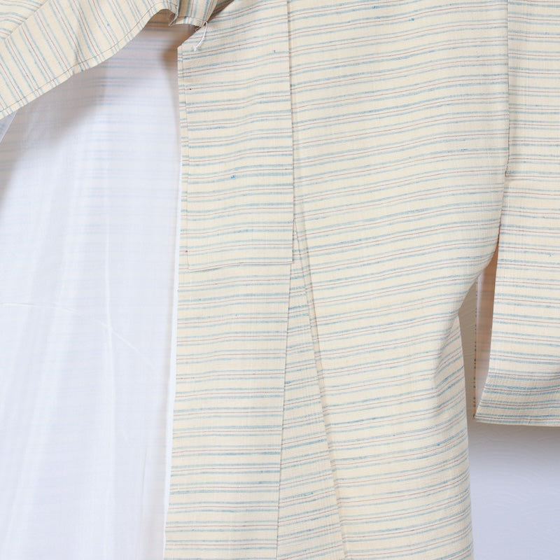 New Unused Japanese kimono <Tsumugi> Msize silk 100% /T278