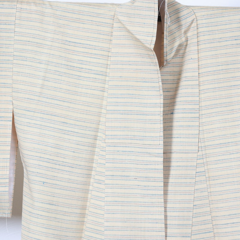 New Unused Japanese kimono <Tsumugi> Msize silk 100% /T278