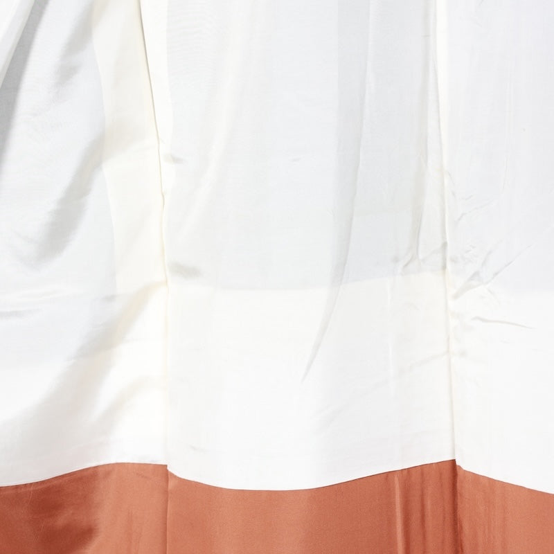 Japanese kimono used <Tsumugi> Msize silk 100% /T275
