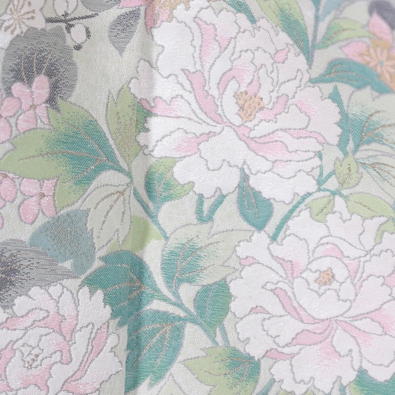 Japanese kimono (Irotomesode) L-size 100% silk / B08