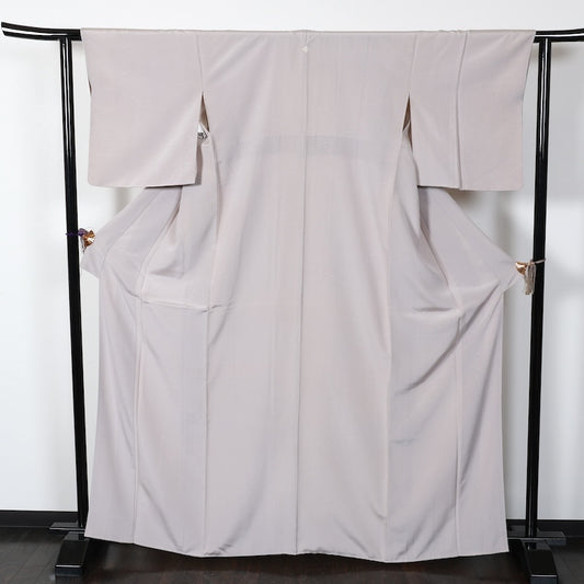 Japanese kimono used <Tsumugi> Msize silk 100% /T135