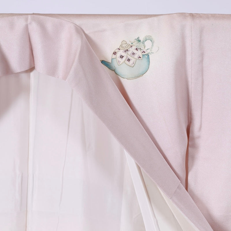 Japanese kimono (Houmongi) M-size 100% silk / B10