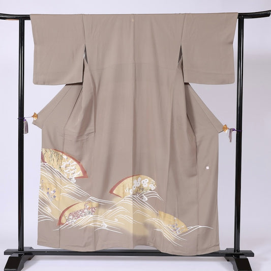 Japanese kimono (Irotome) M-size 100% silk / B11