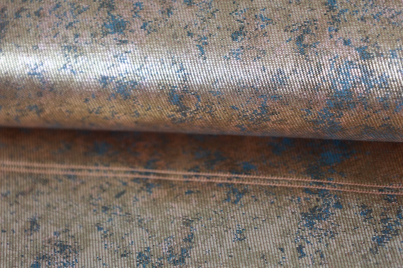 Nagoya-obi sash belt gold silver pre-owned /P33