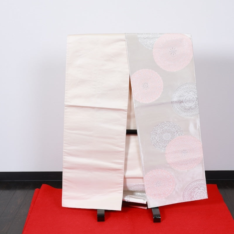Japanese kimono used sash belt (hukuro-obi) 100% silk / T292