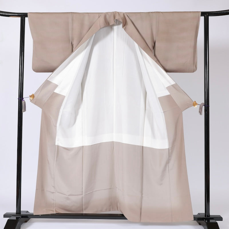 Japanese kimono (Iromuzi) L-size 100% silk / B12