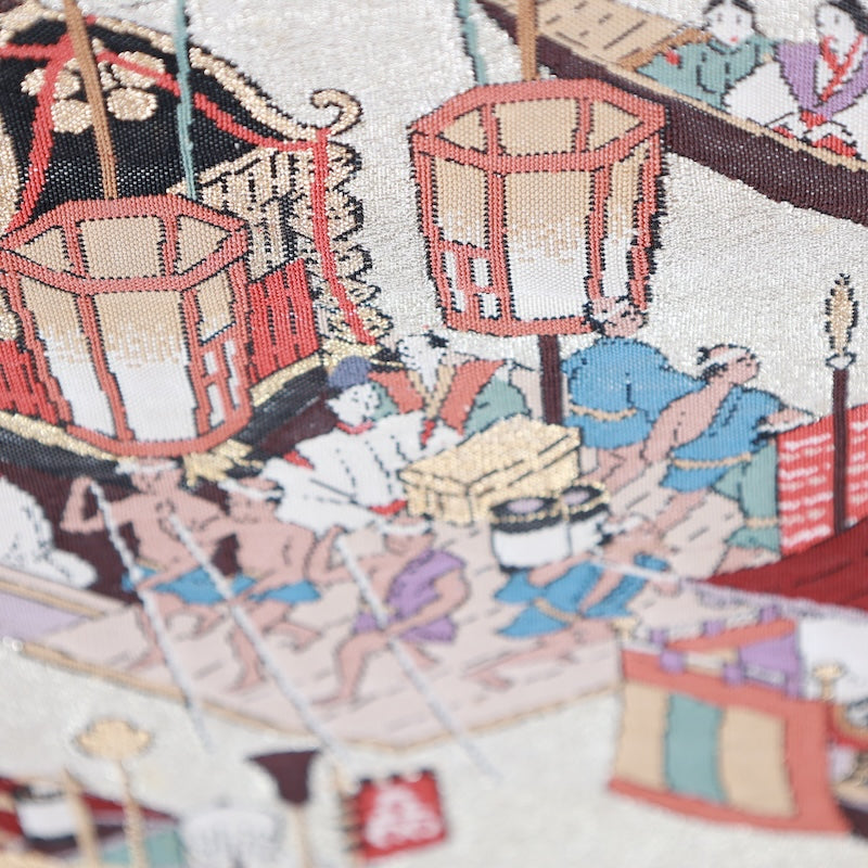 Japanese kimono used sash belt (hukuro-obi) 100% silk / T294
