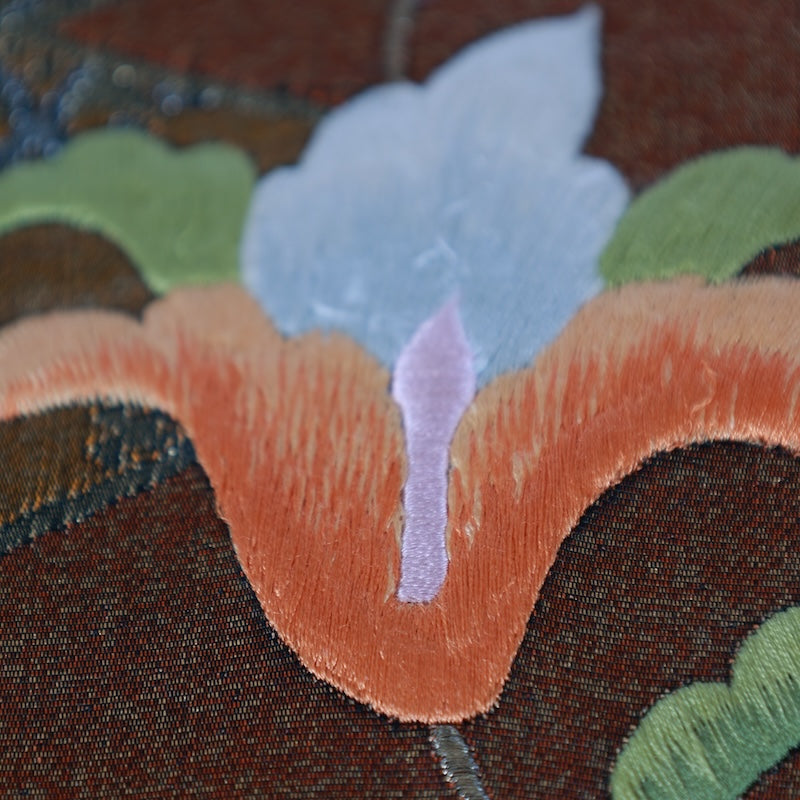 Japanese kimono used sash belt (Nagoya-obi) 100% silk /A280