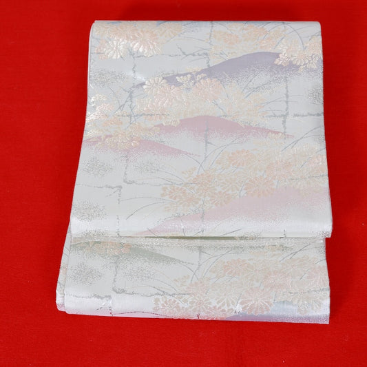 New Untailored Japanese kimono sash belt (hukuro-obi) 100% silk / T310