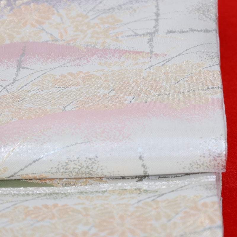 New Untailored Japanese kimono sash belt (hukuro-obi) 100% silk / T310