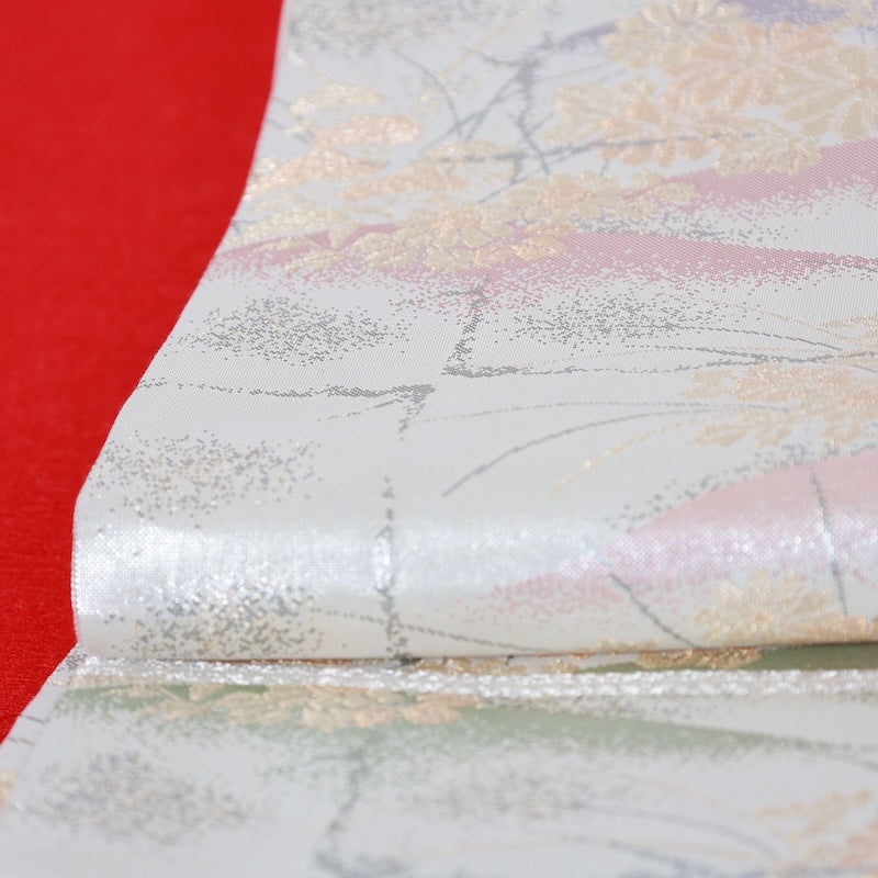 New Untailored Japanese kimono sash belt (hukuro-obi) 100% silk / T310