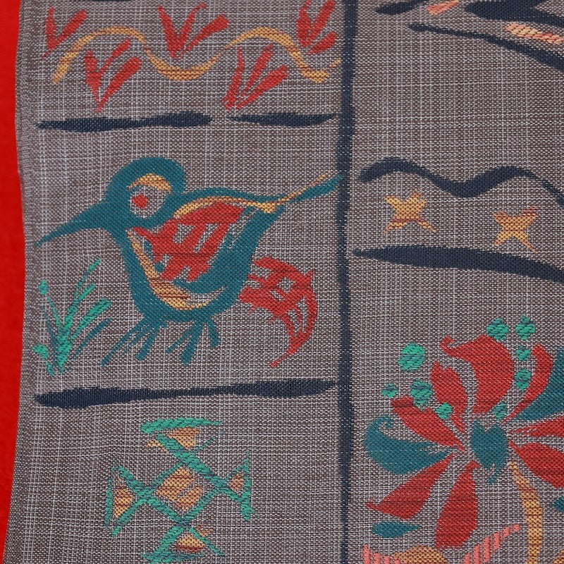 Japanese kimono used sash belt (hukuro-obi) 100% silk / T307