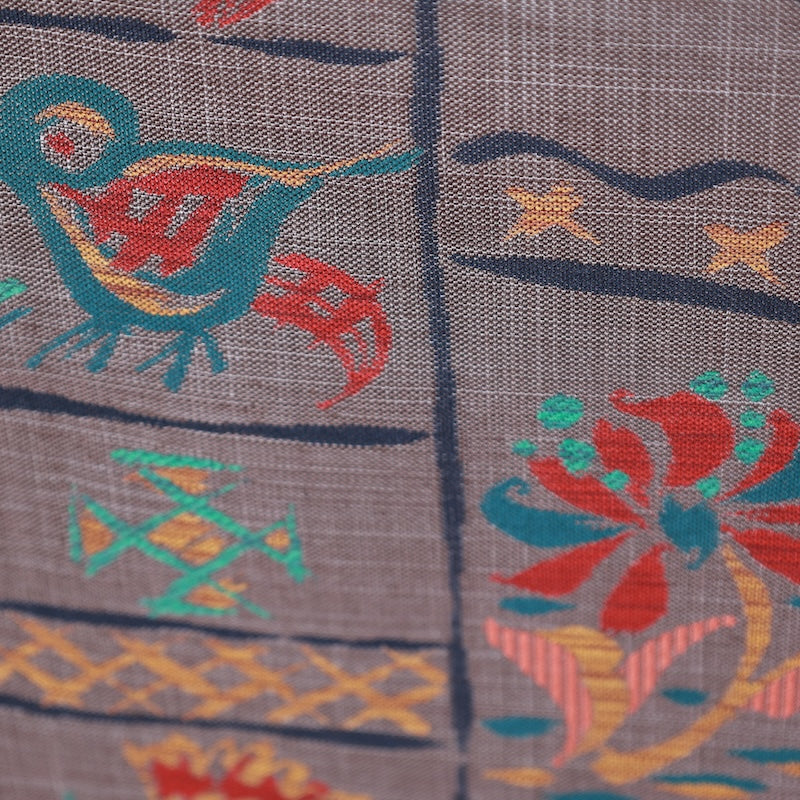 Japanese kimono used sash belt (hukuro-obi) 100% silk / T307