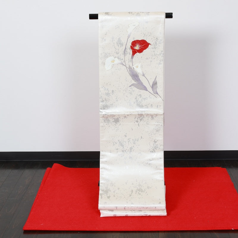 Japanese kimono used sash belt (hukuro-obi) 100% silk / T304