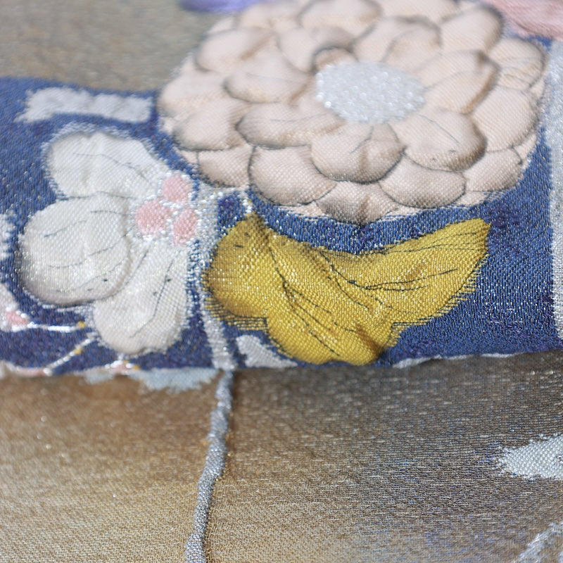Japanese kimono used sash belt (hukuro-obi) 100% silk / T299